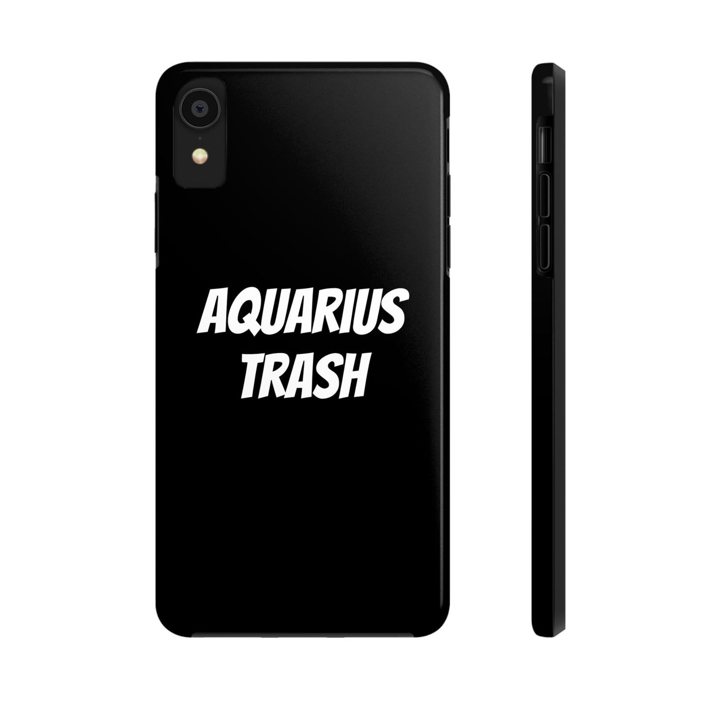 aquarius trash phone case