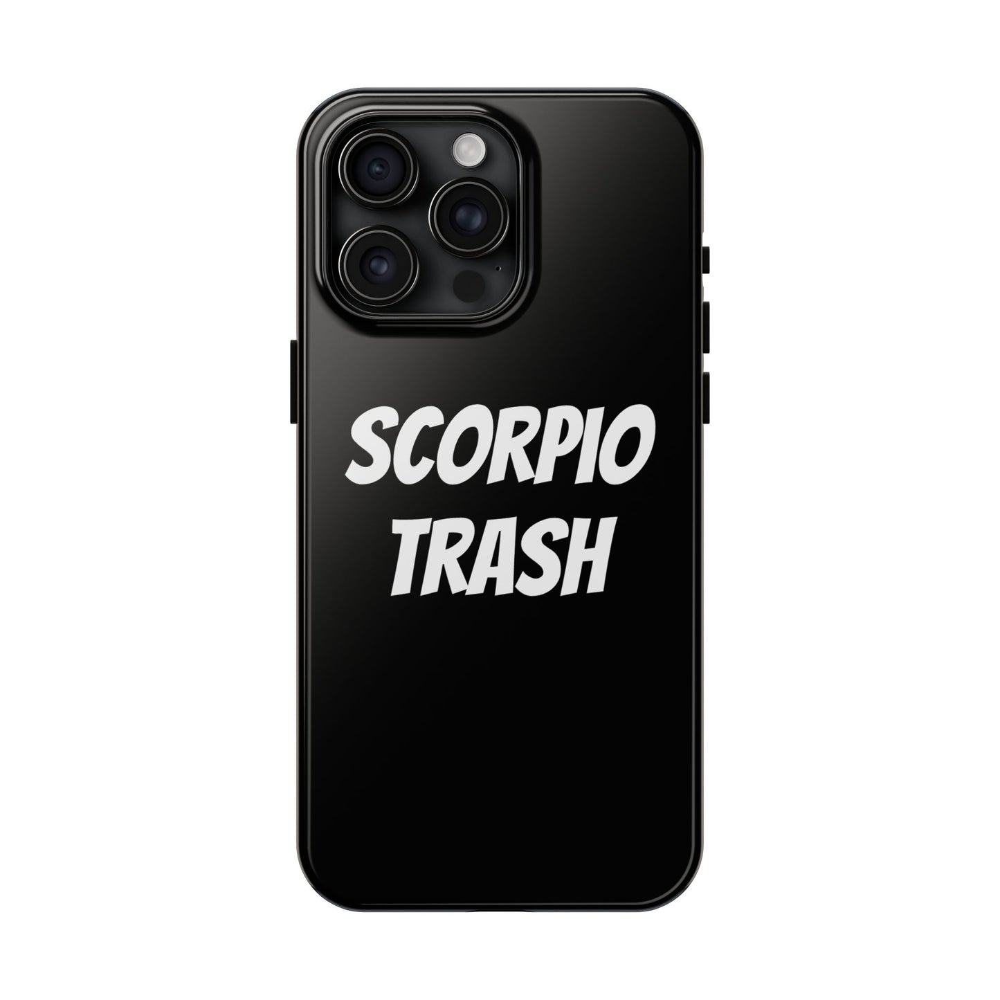 scorpio trash phone case
