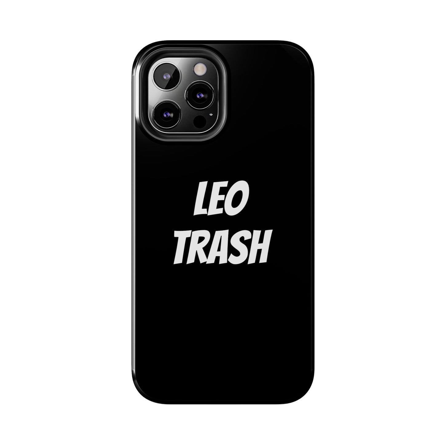 leo trash phone case