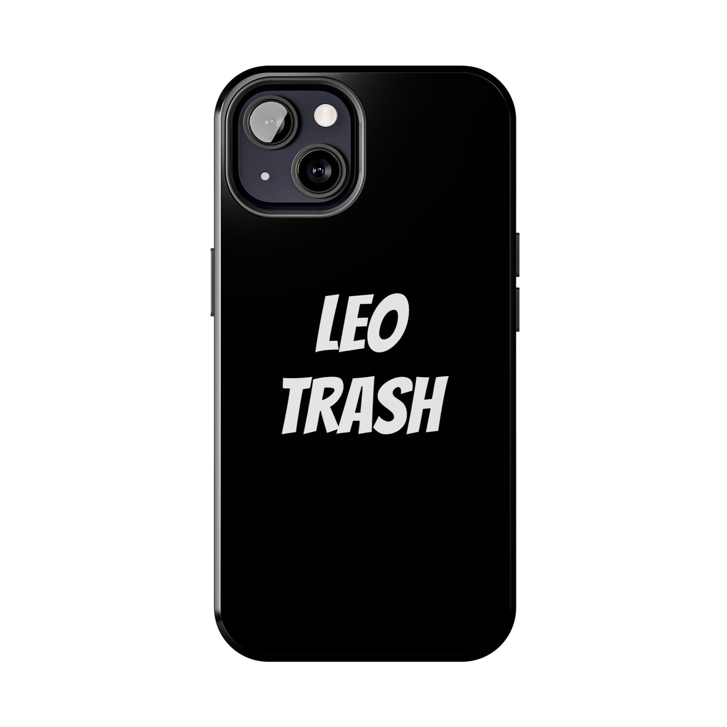 leo trash phone case