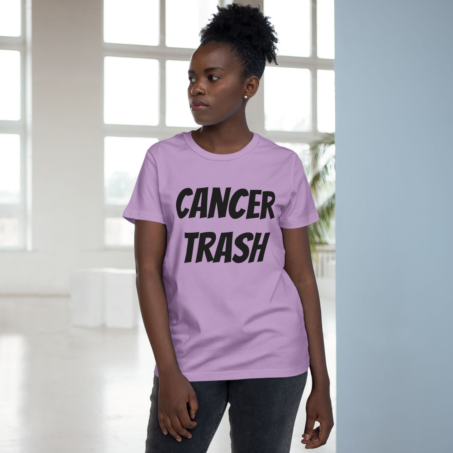 cancer trash women’s tee