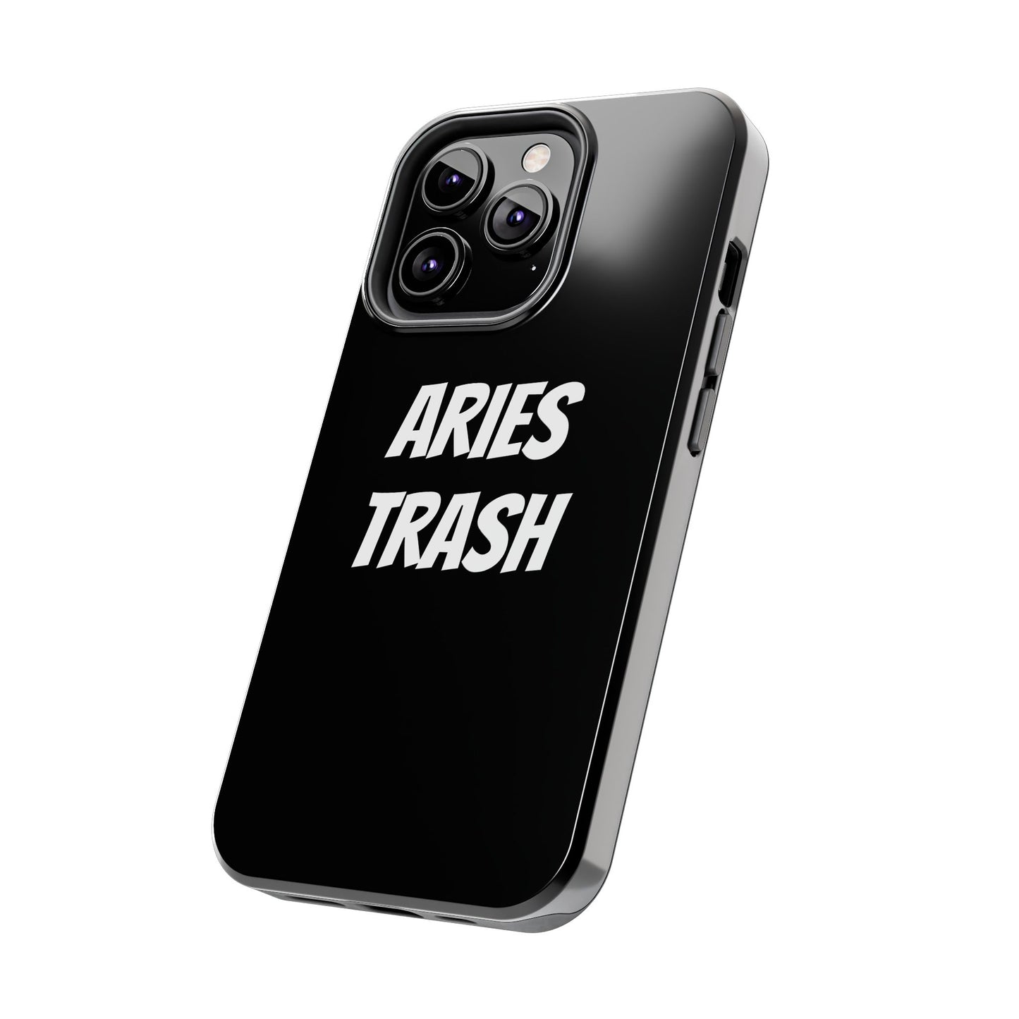 aries trash phone case