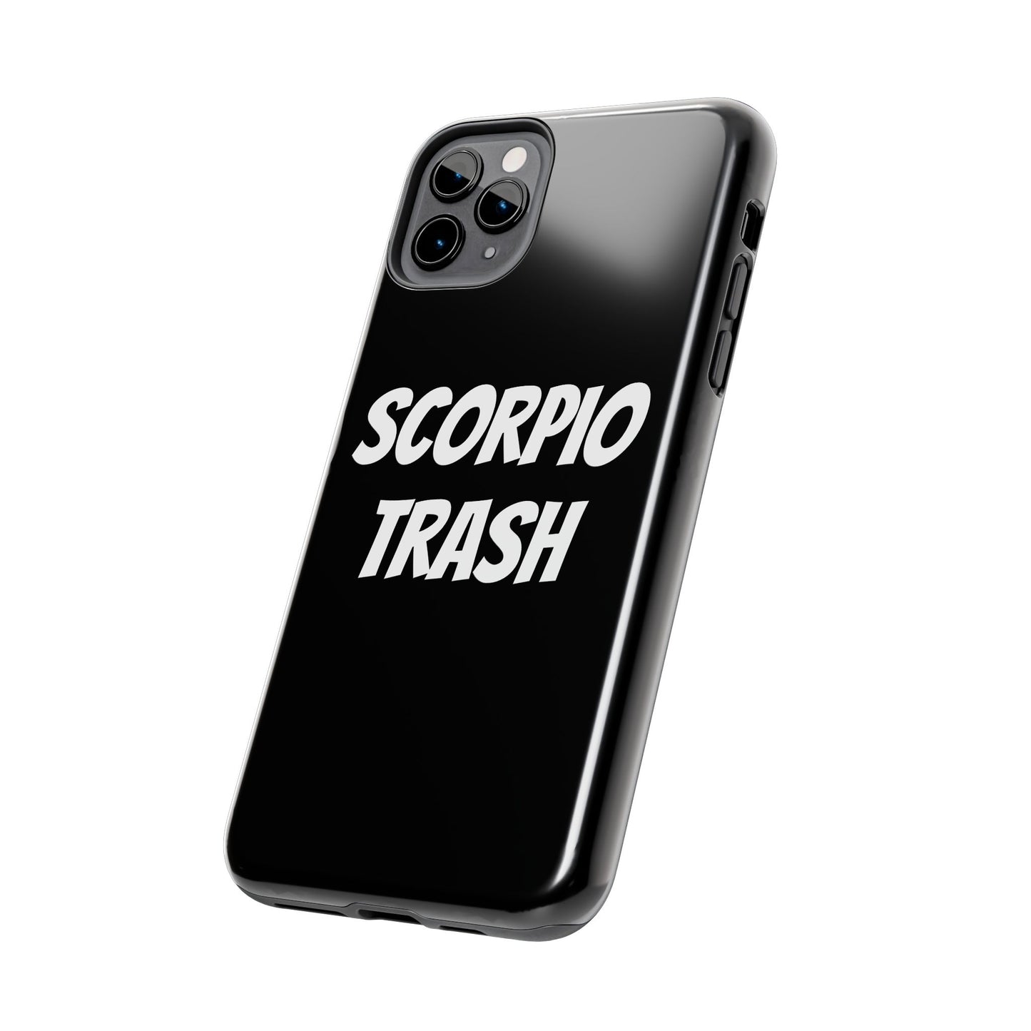 scorpio trash phone case