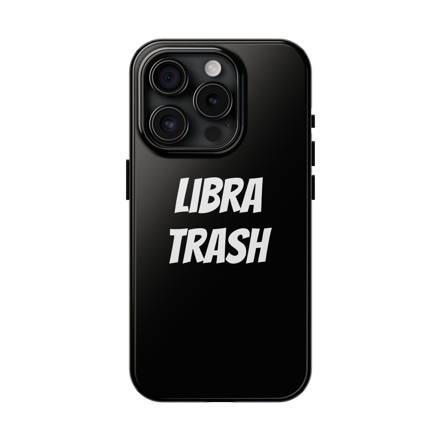 libra trash phone case