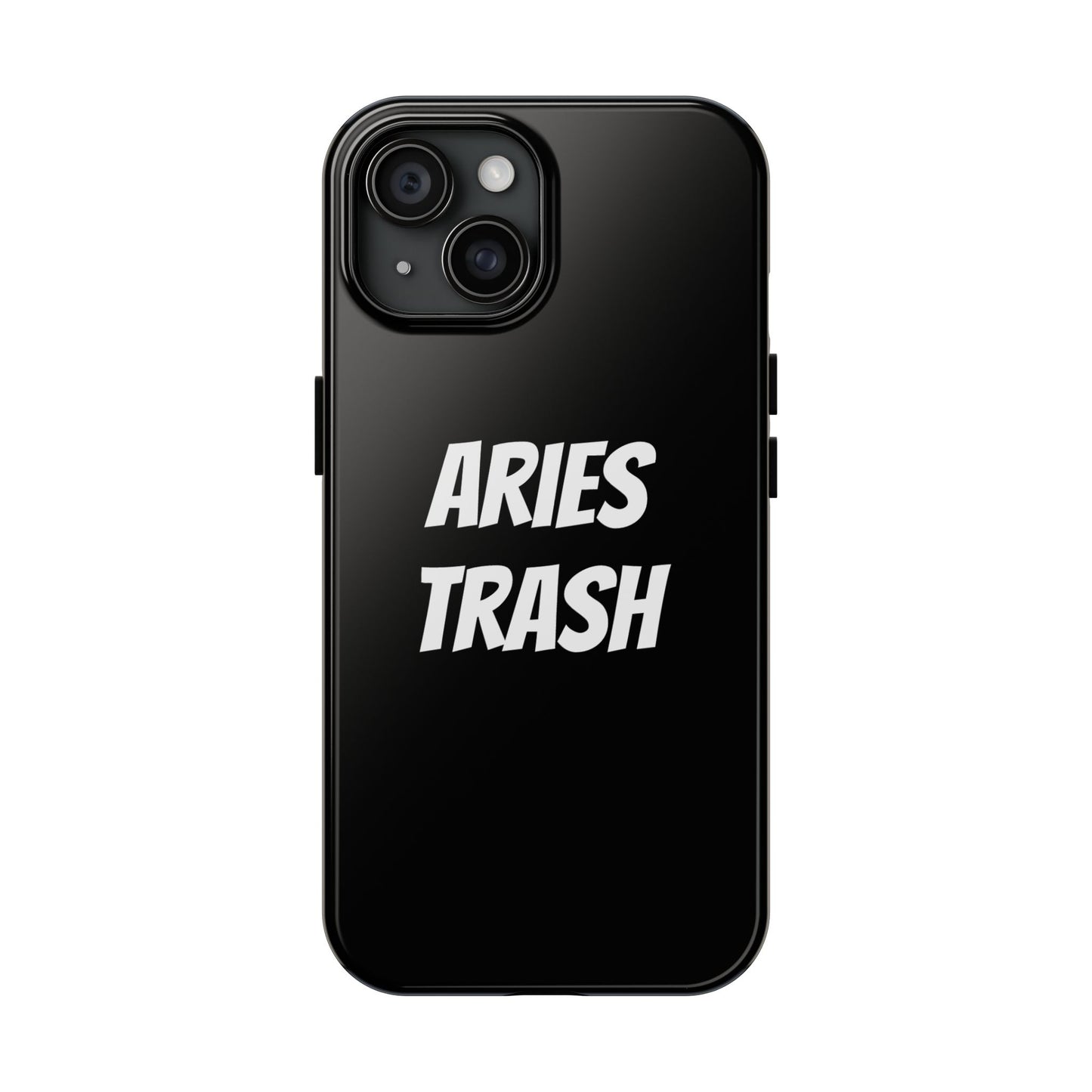 aries trash phone case