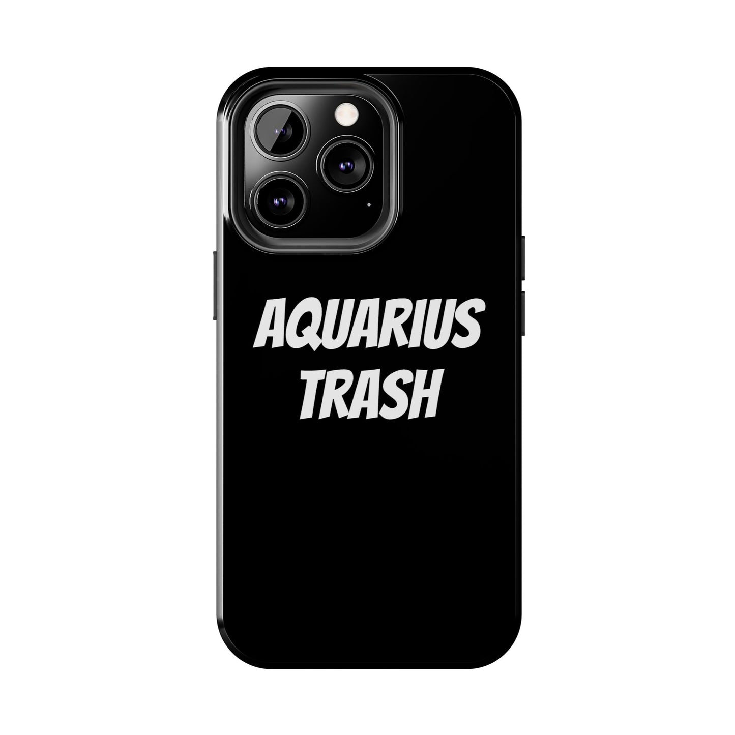 aquarius trash phone case
