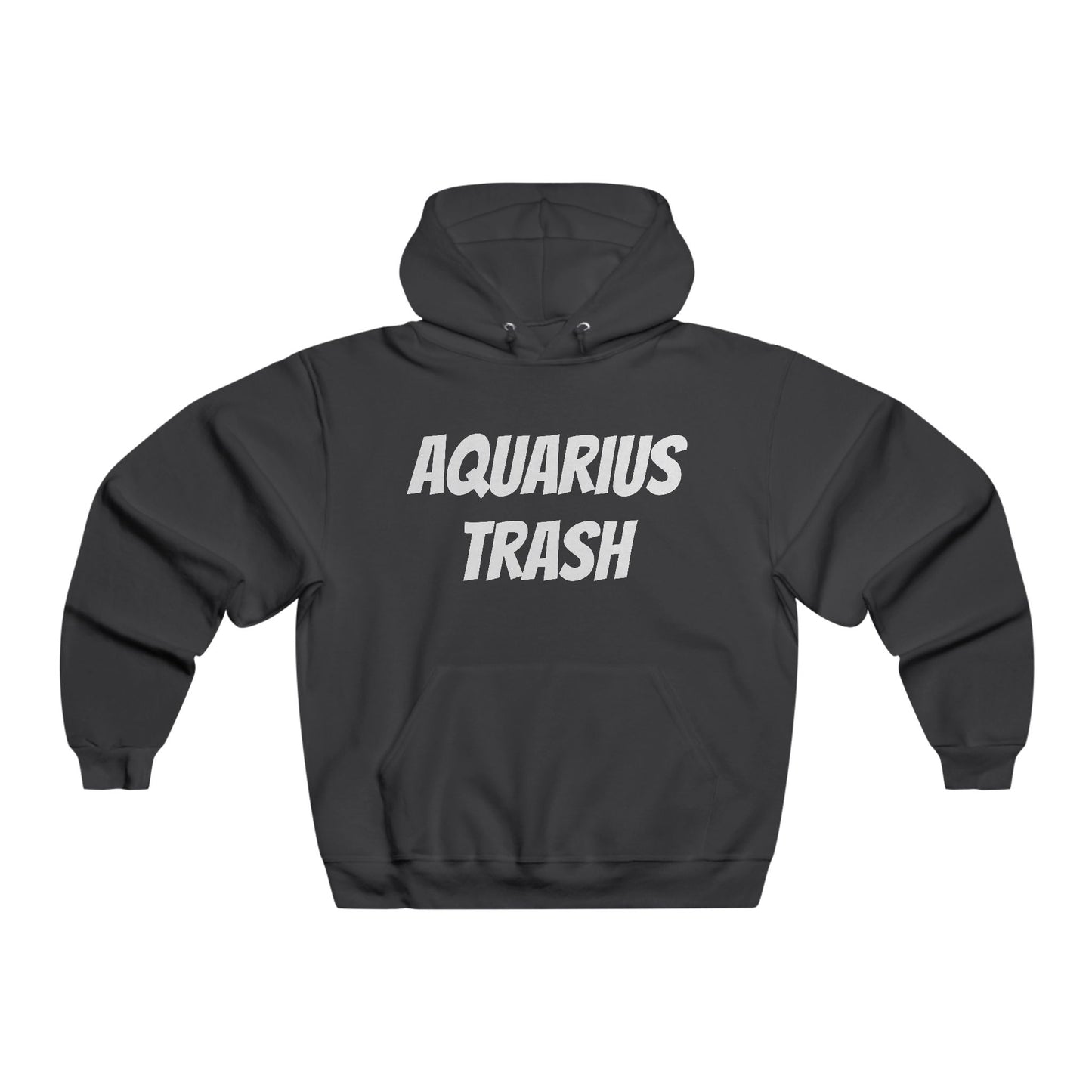 aquarius trash men's hoodie