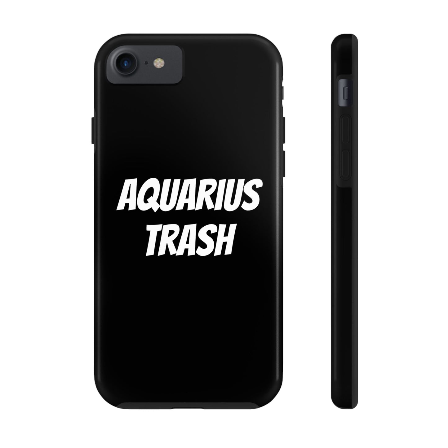 aquarius trash phone case