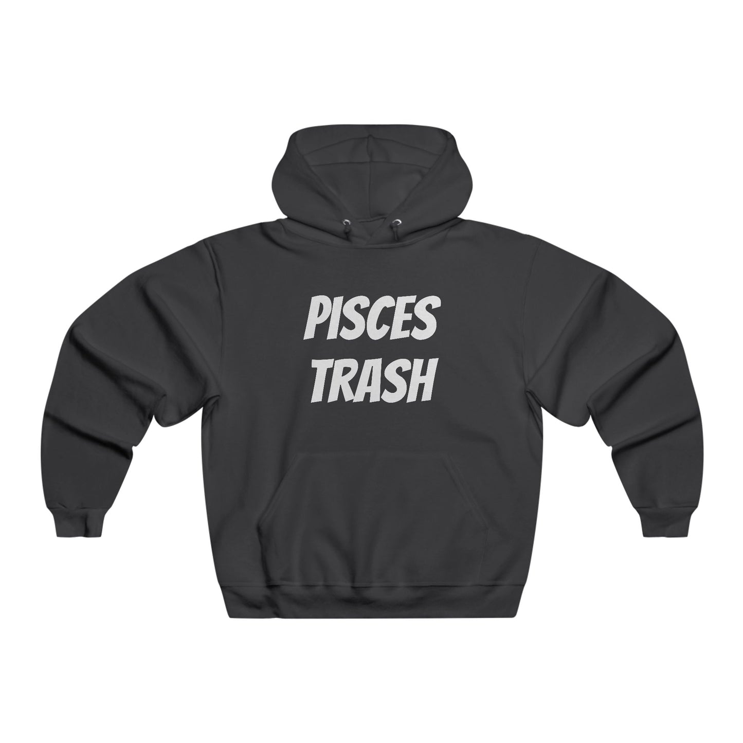 pisces trash men's hoodie