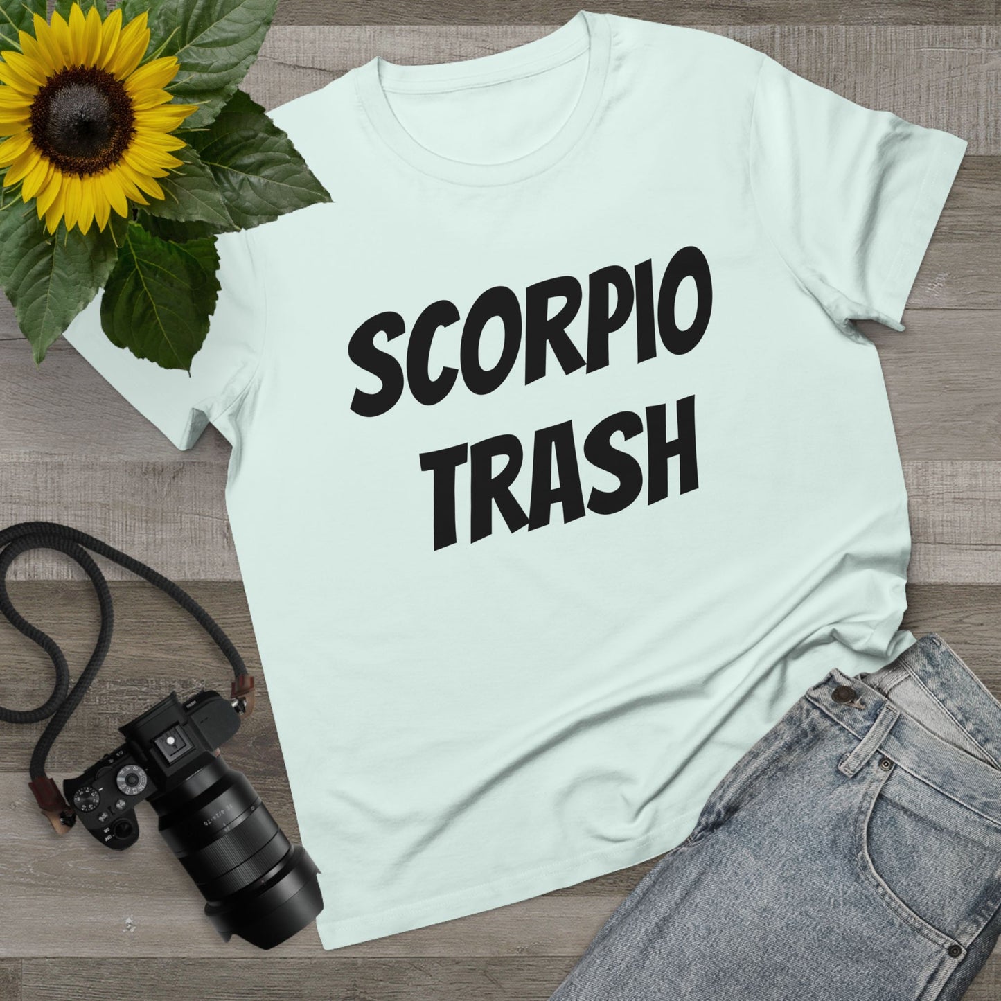 scorpio trash women’s tee