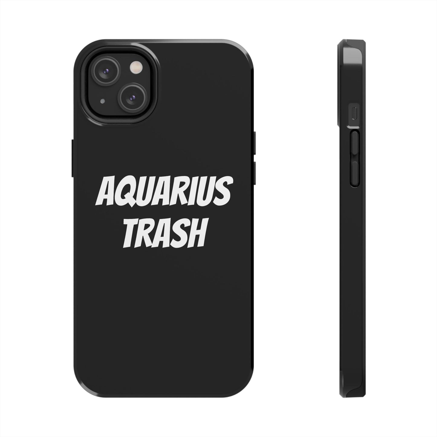 aquarius trash phone case