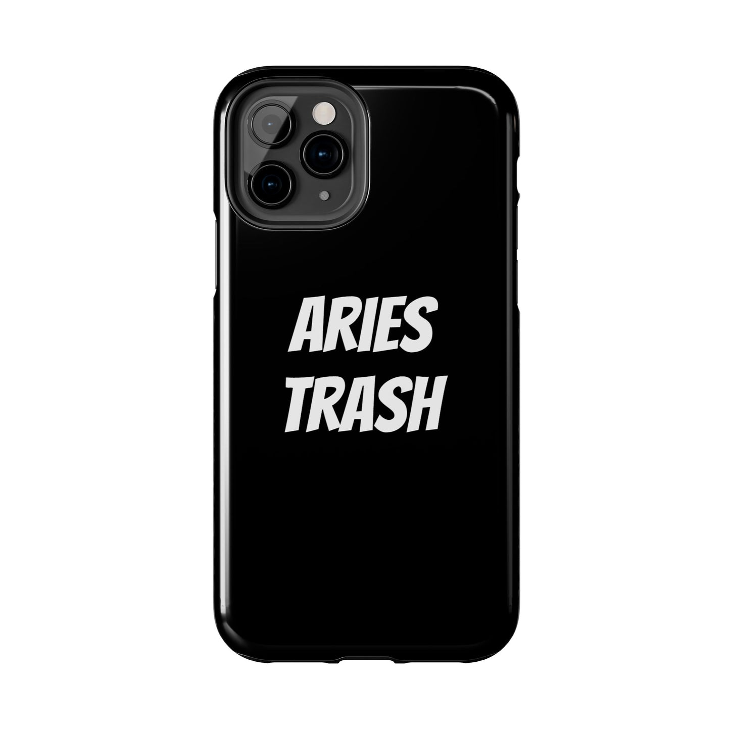 aries trash phone case