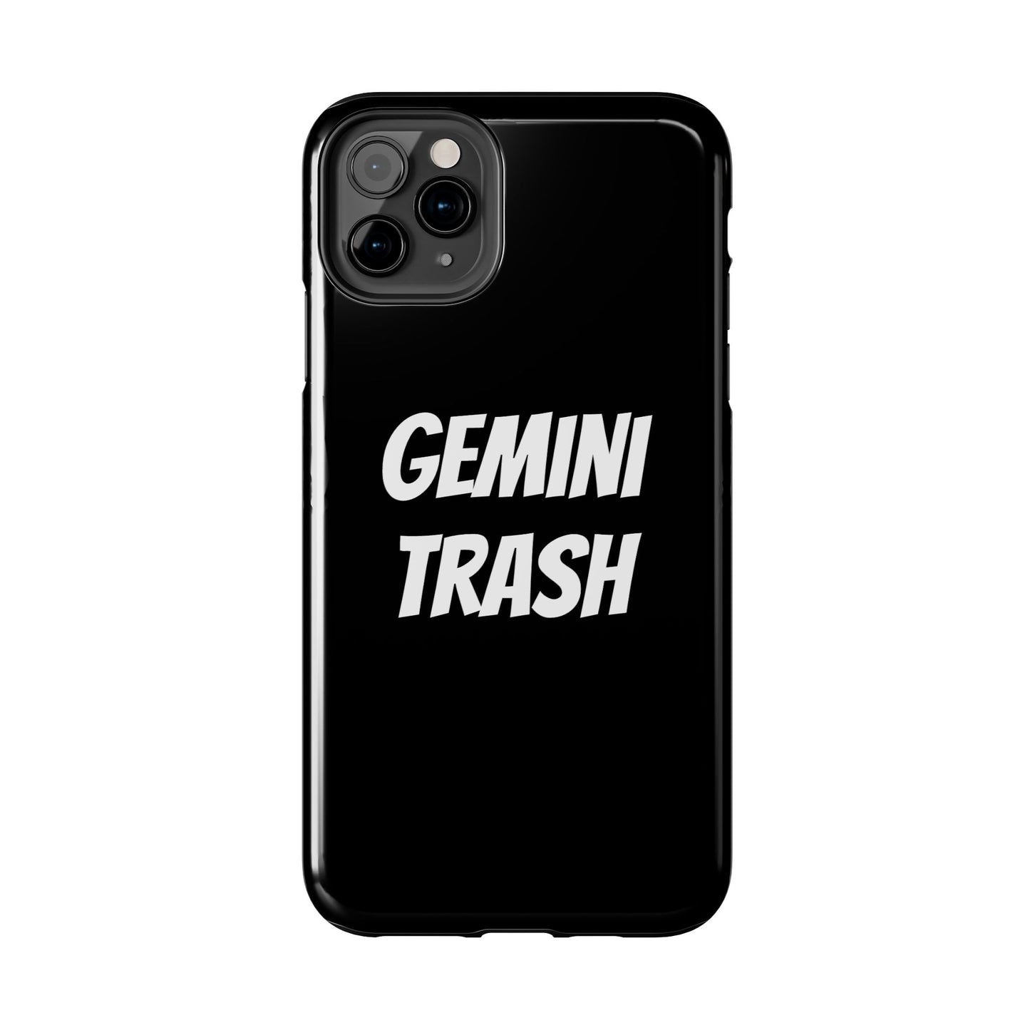 gemini trash phone case