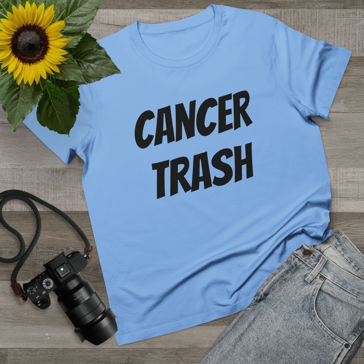 cancer trash women’s tee