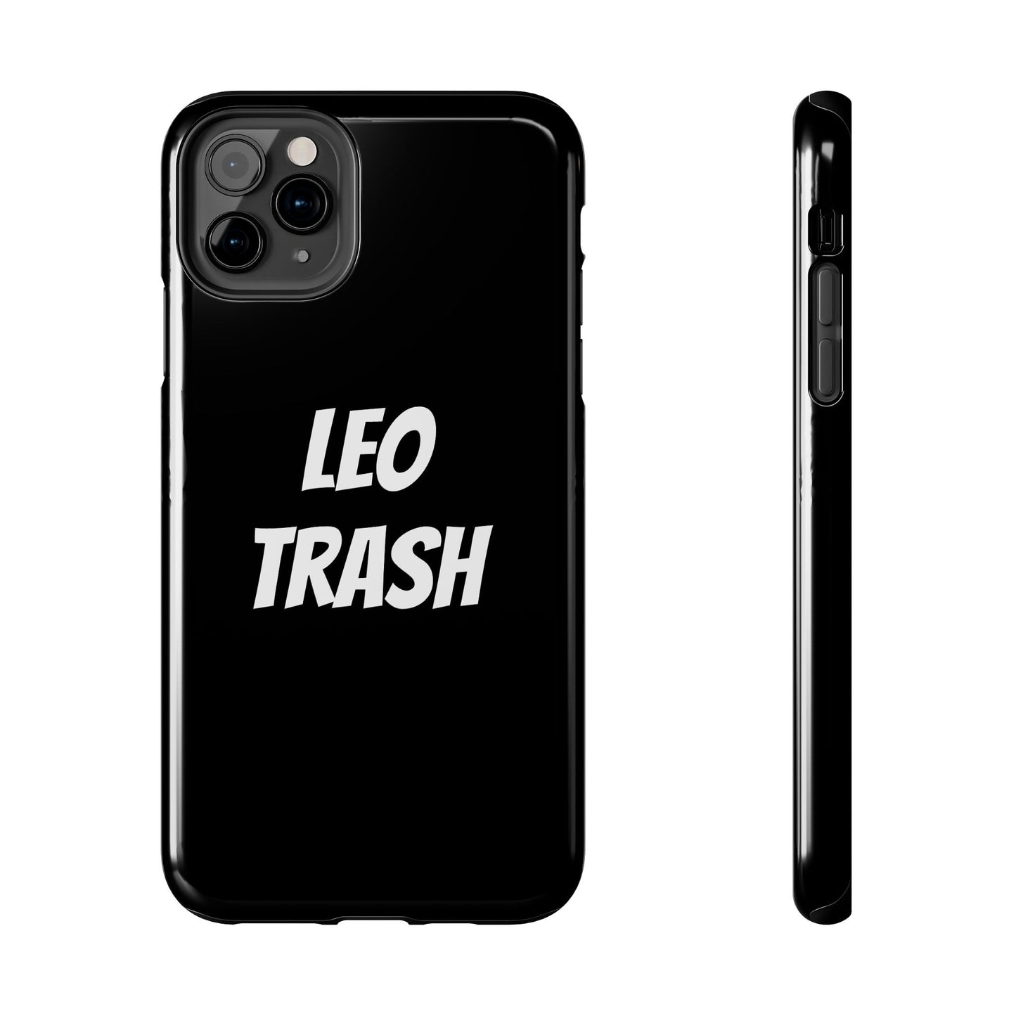 leo trash phone case