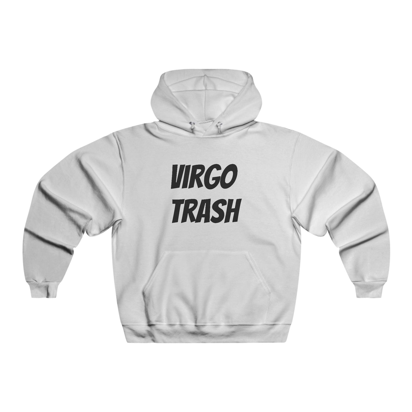 virgo trash men's hoodie