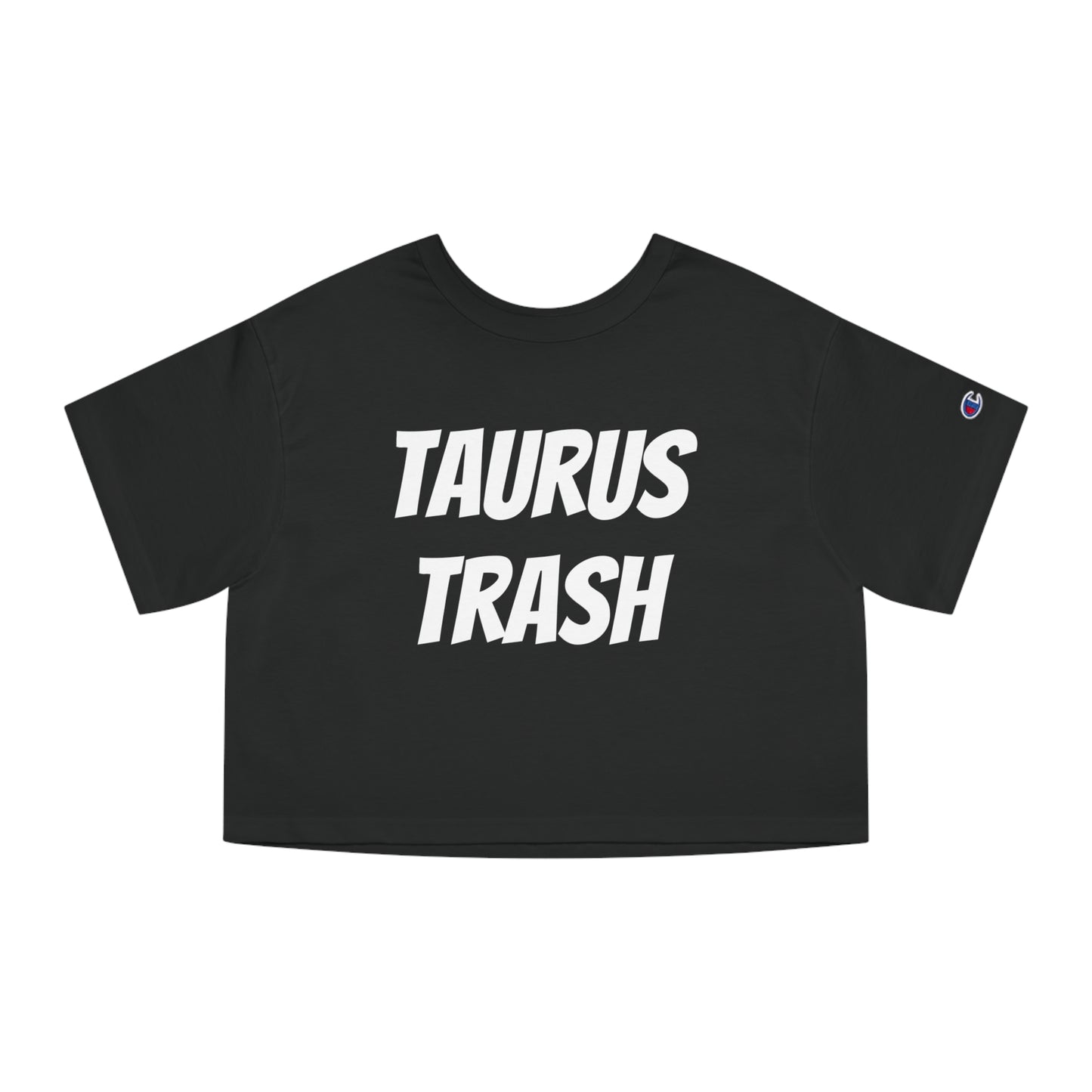 women's taurus trash cropped tee