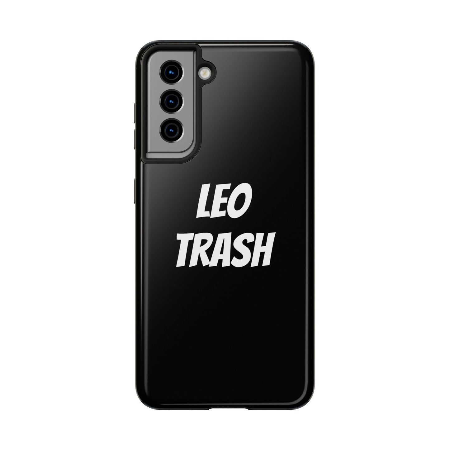 leo trash phone case