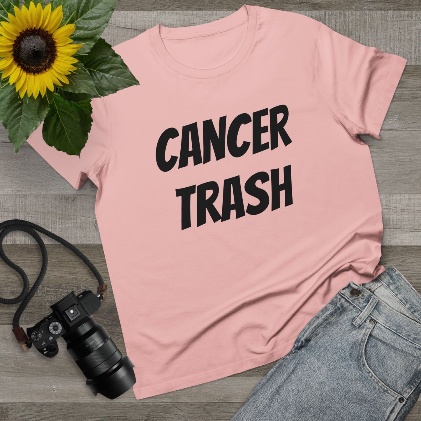 cancer trash women’s tee