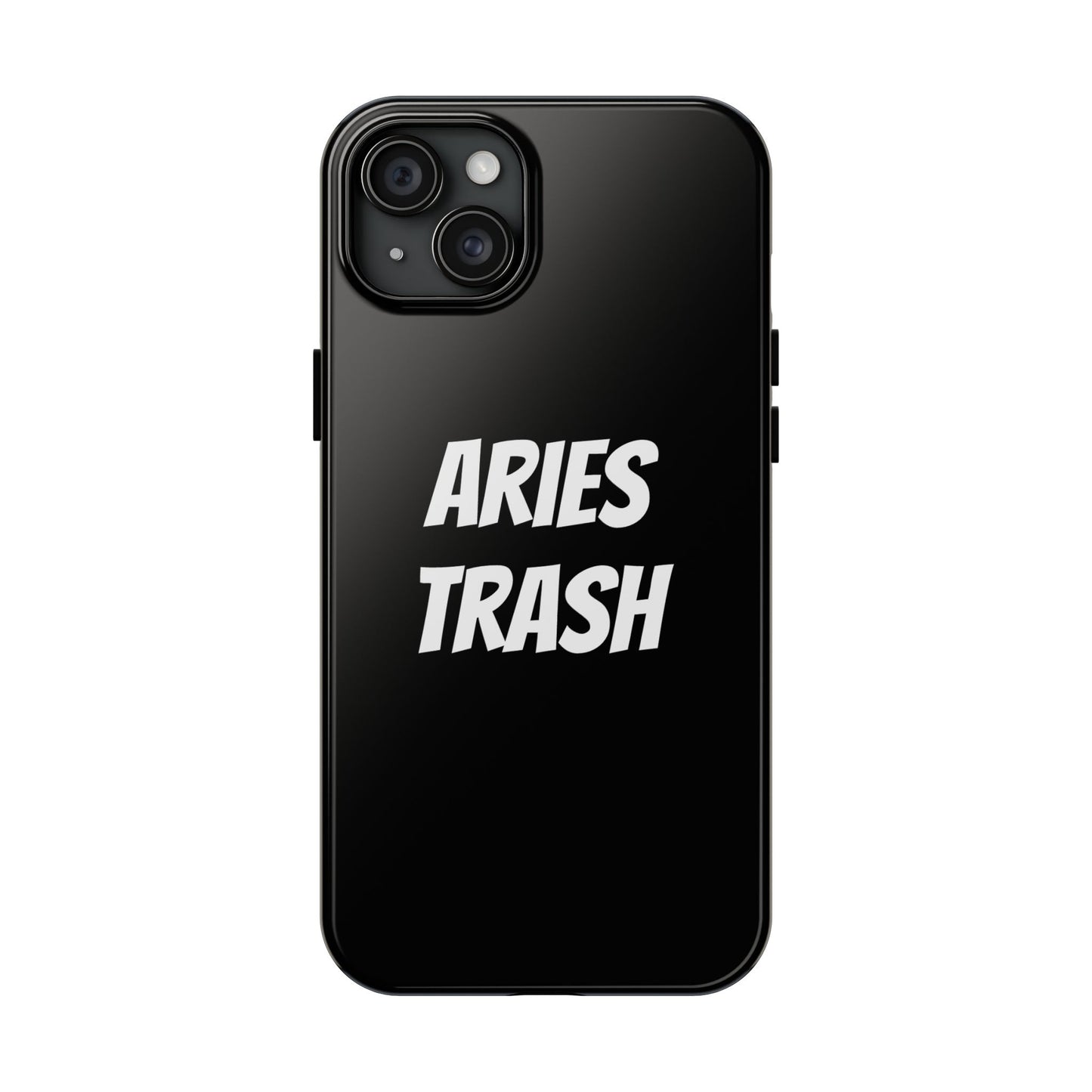 aries trash phone case