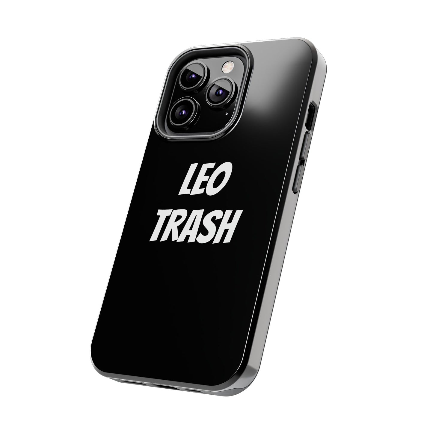 leo trash phone case