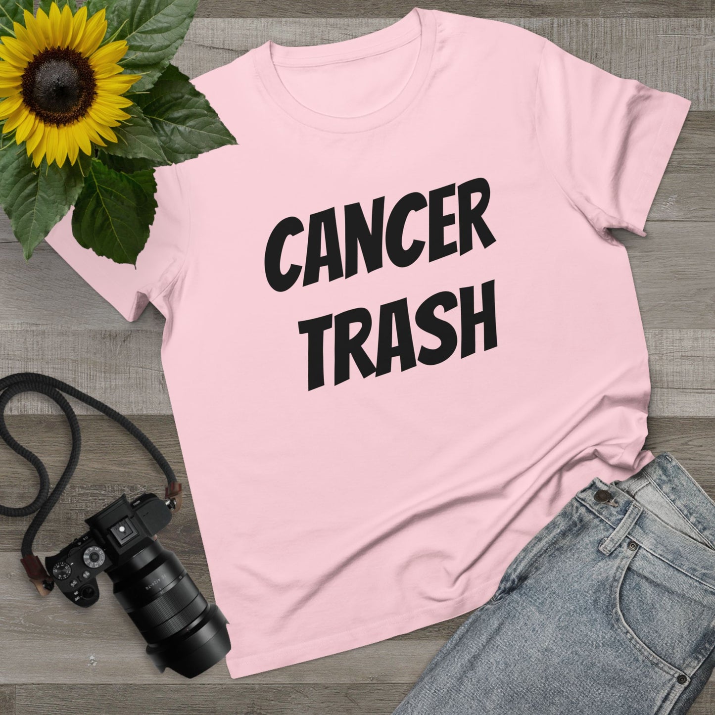 cancer trash women’s tee