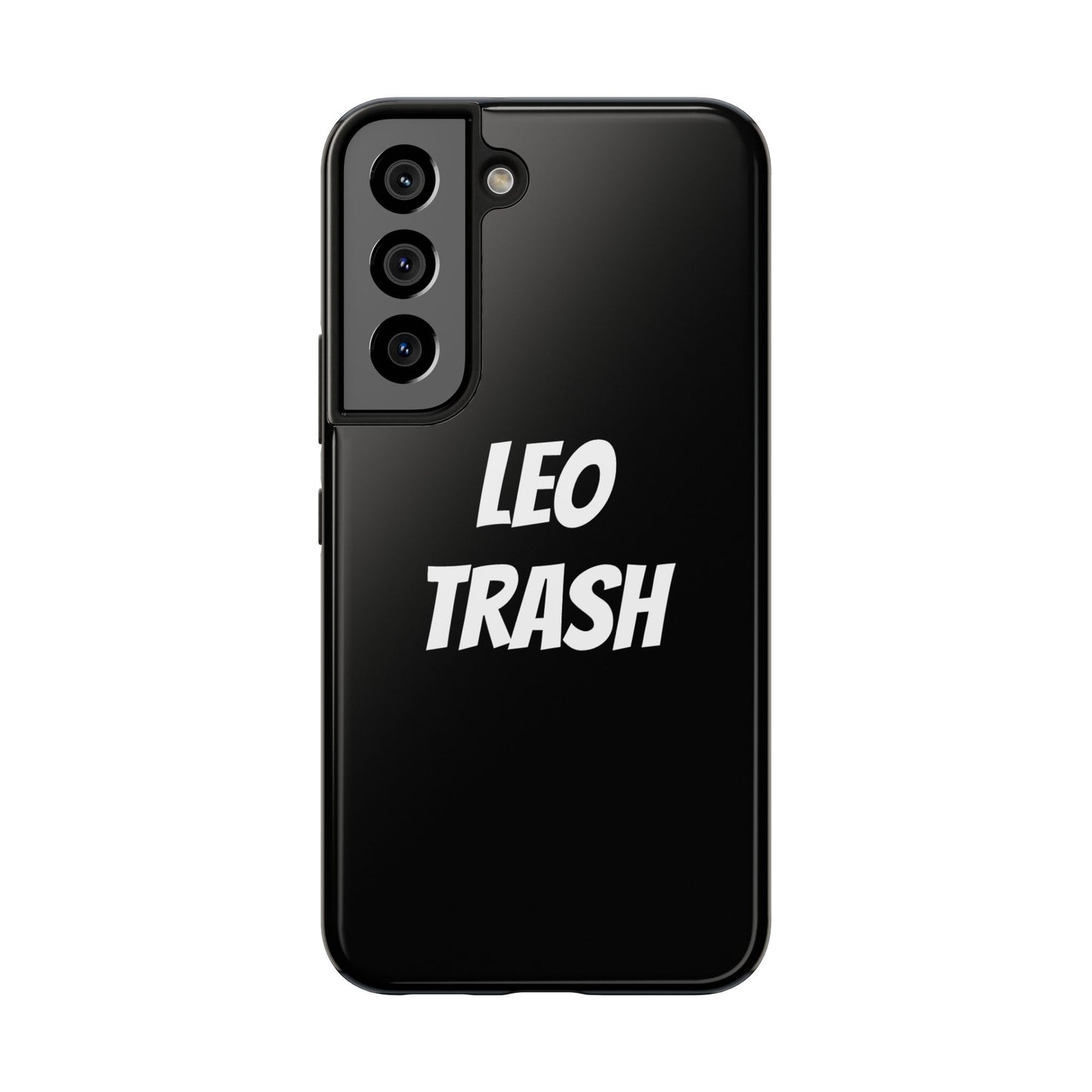 leo trash phone case