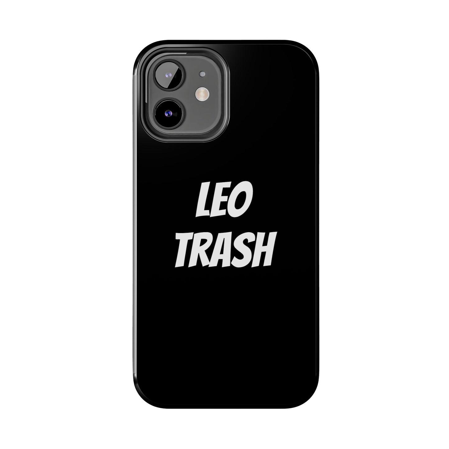leo trash phone case