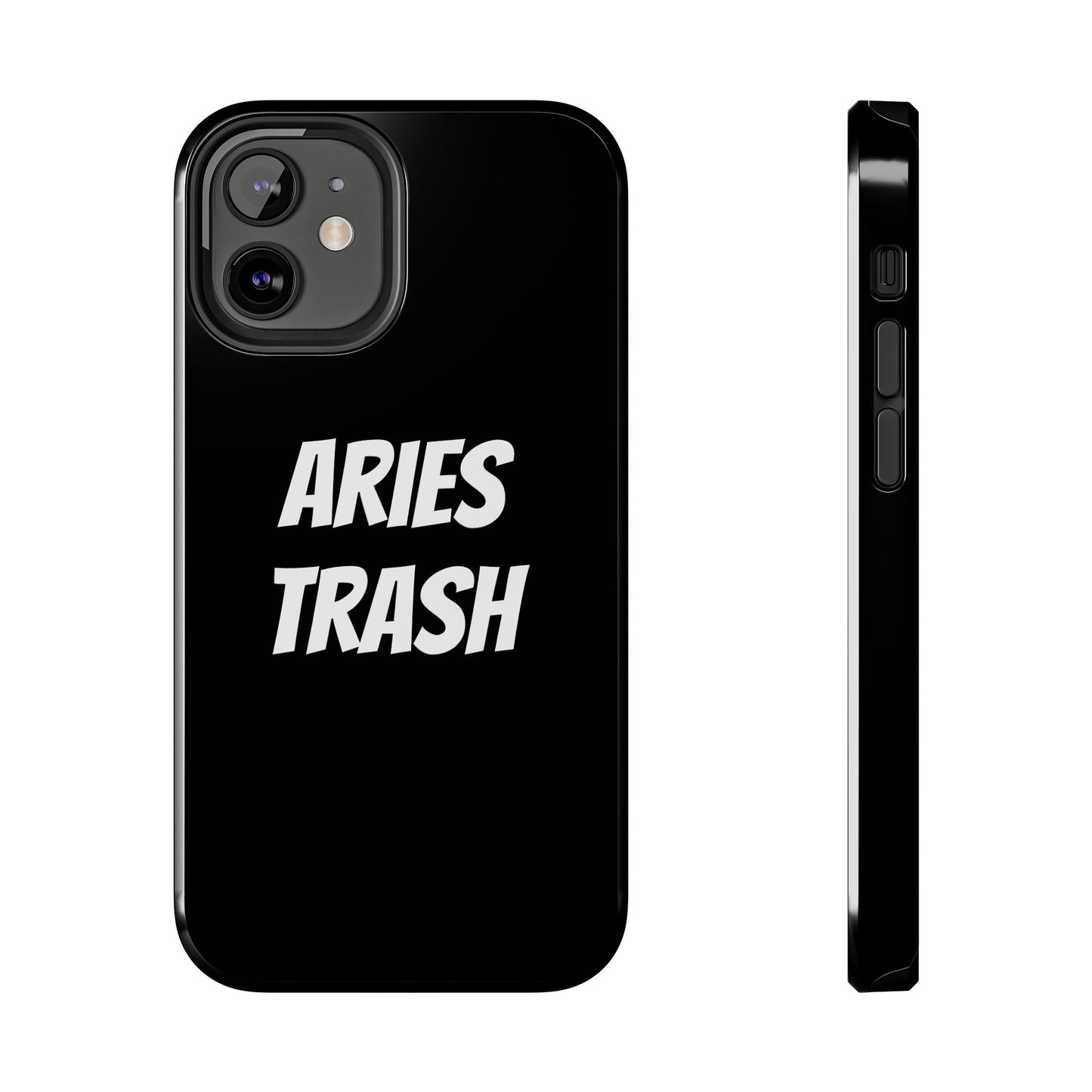 aries trash phone case