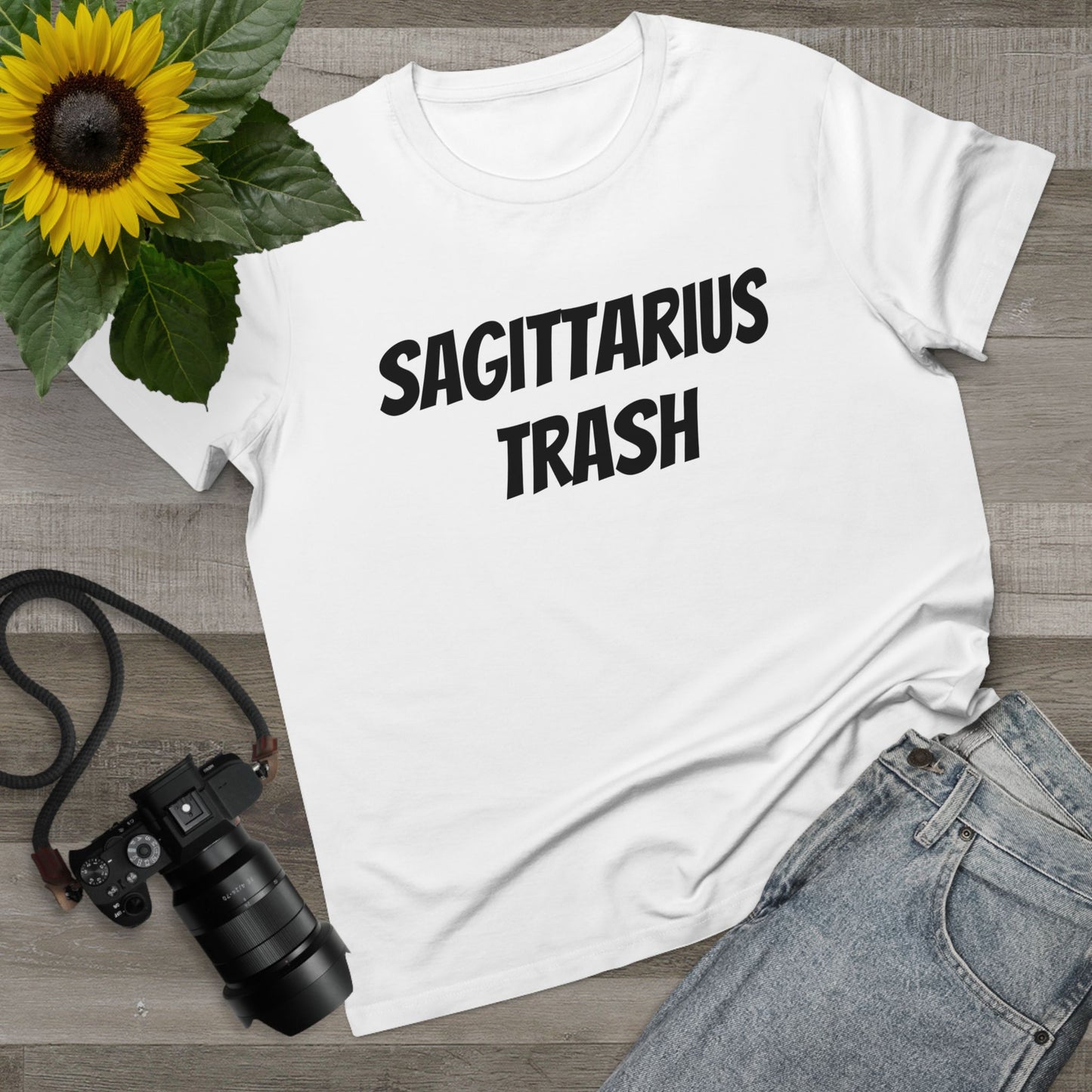 sagittarius trash women’s tee