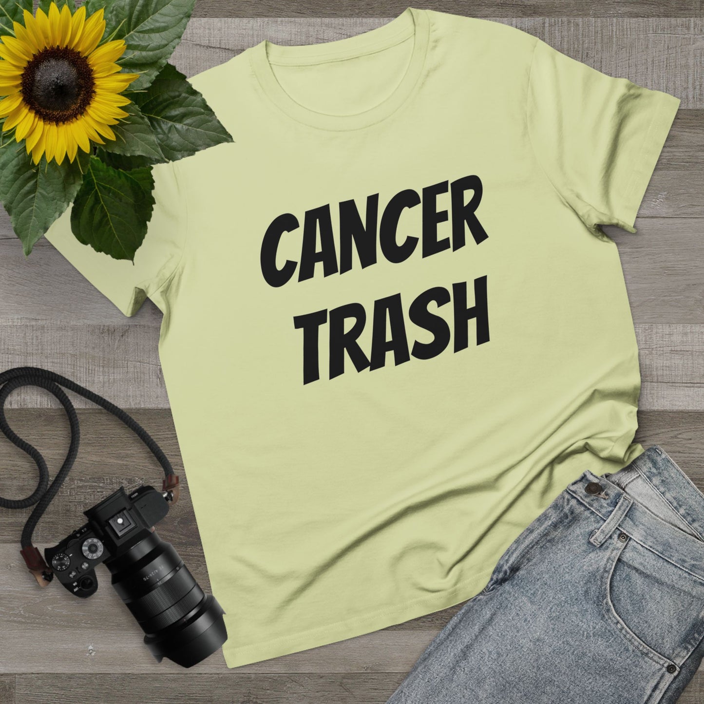 cancer trash women’s tee