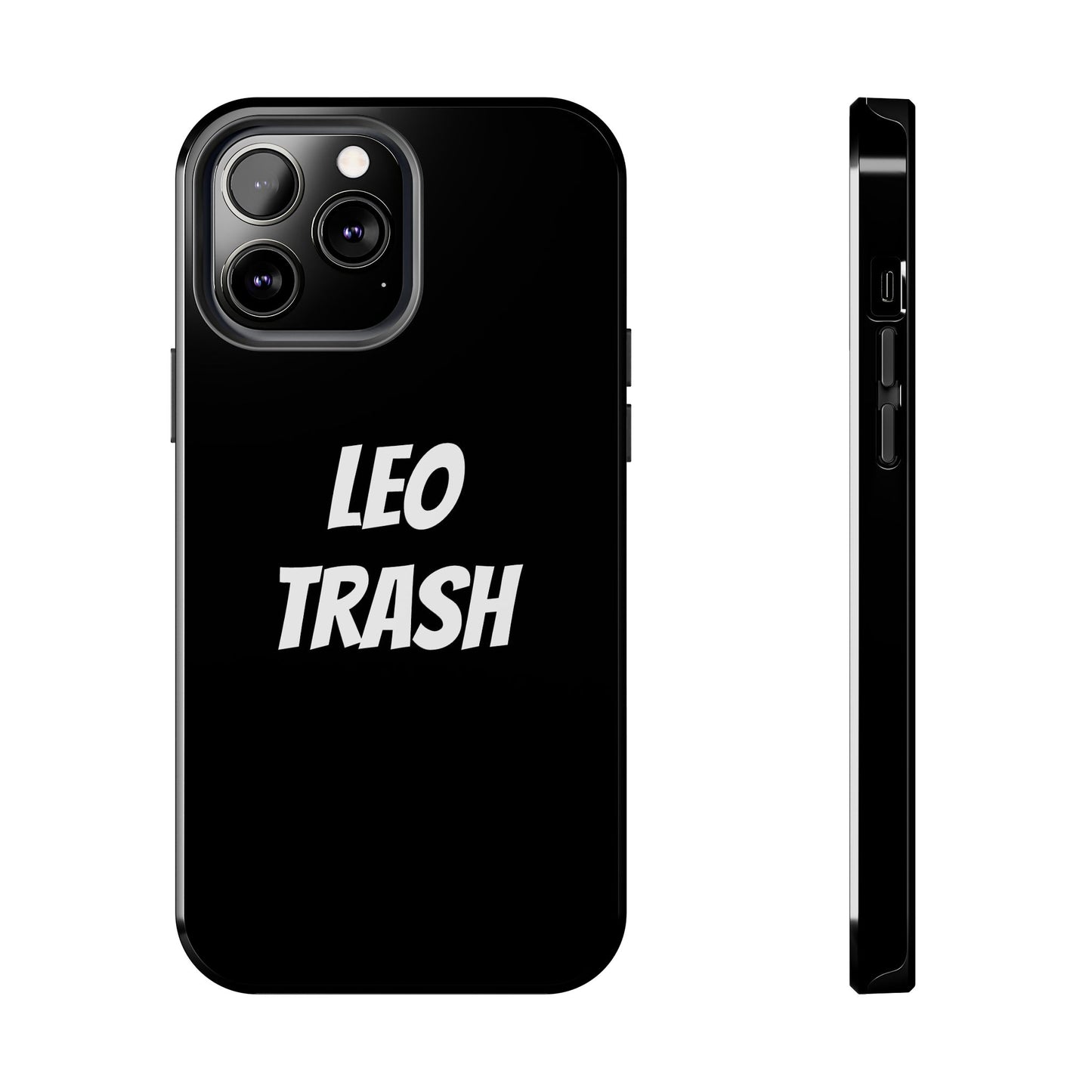 leo trash phone case