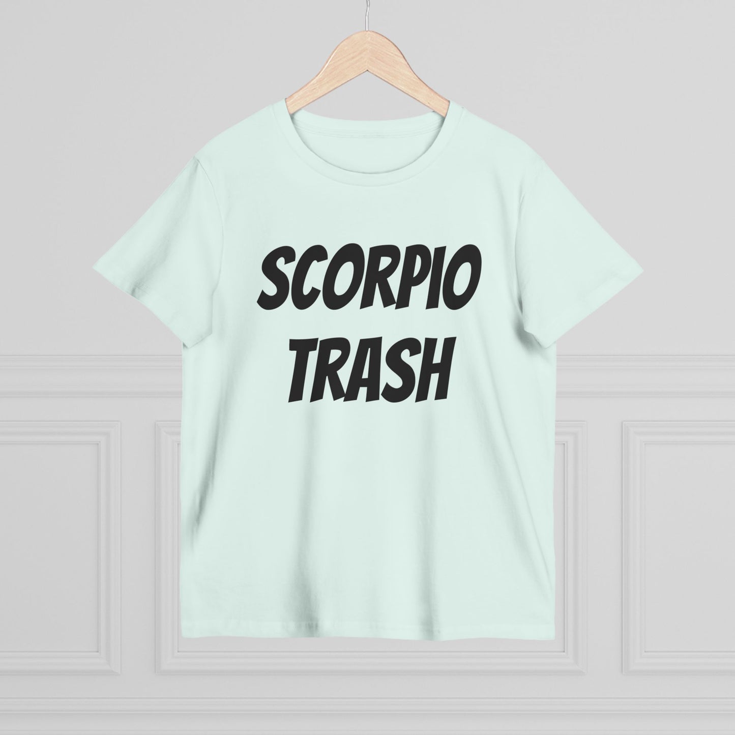 scorpio trash women’s tee