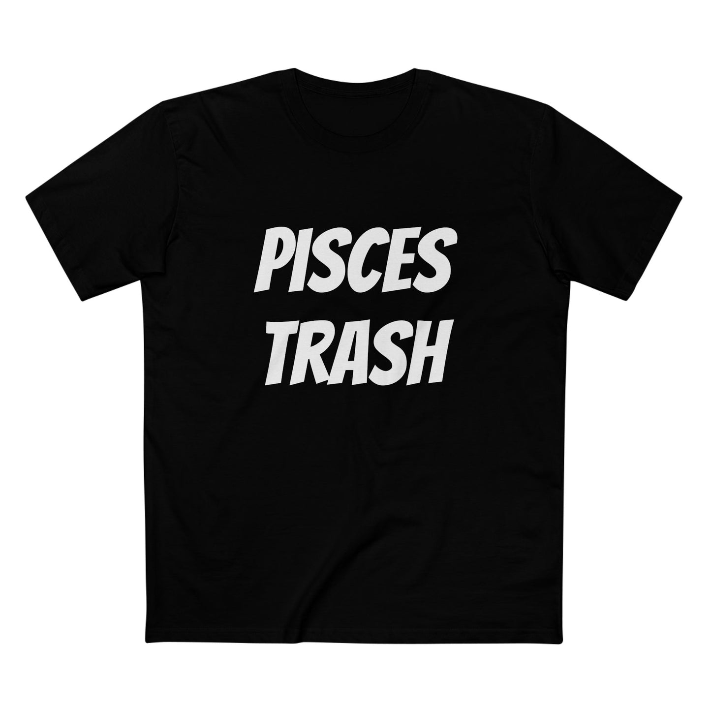 men's pisces trash tee