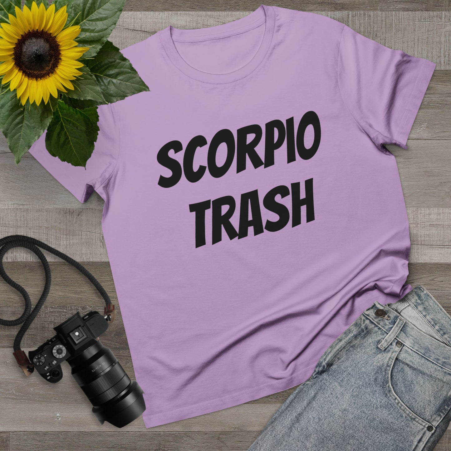 scorpio trash women’s tee