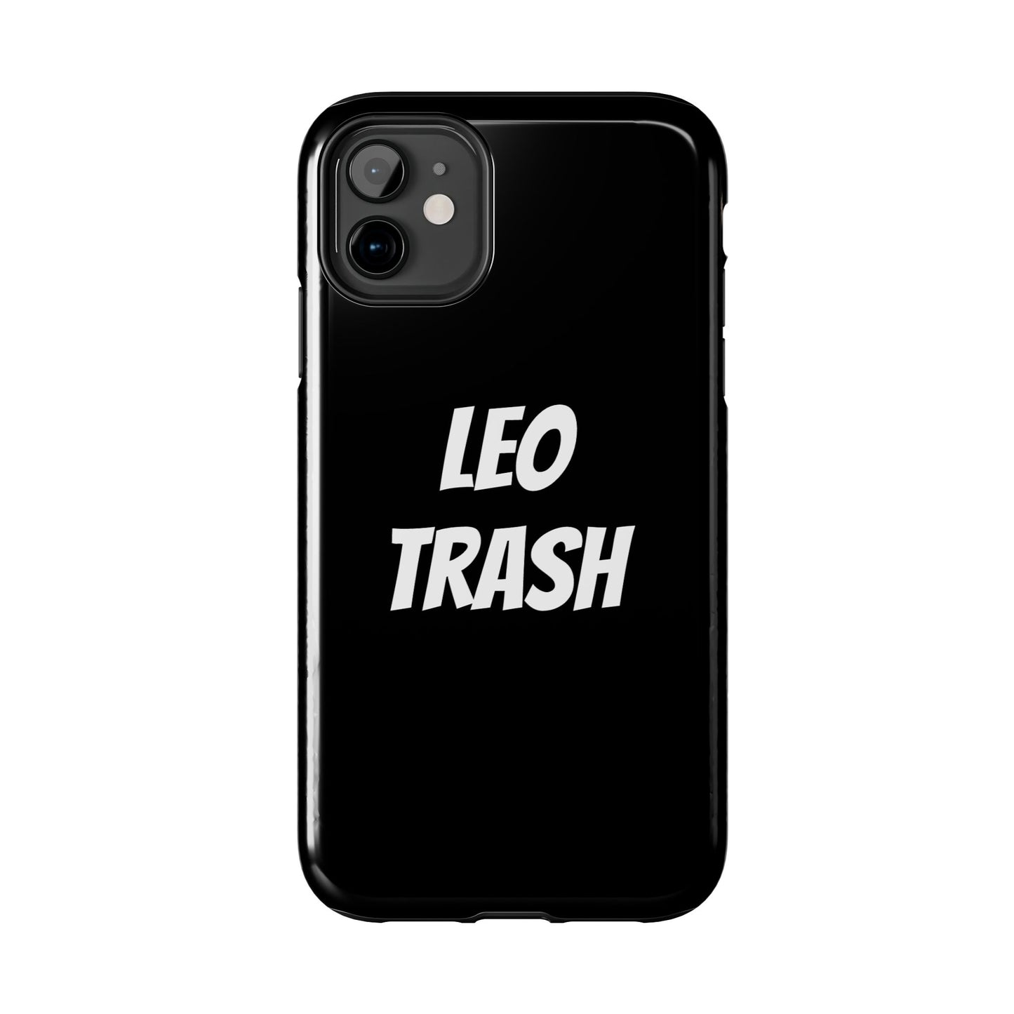 leo trash phone case
