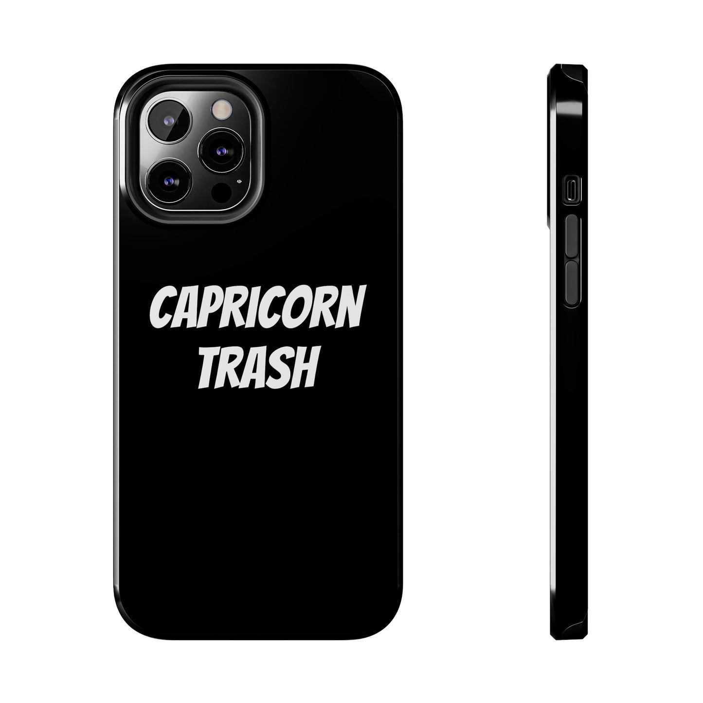 capricorn trash phone case