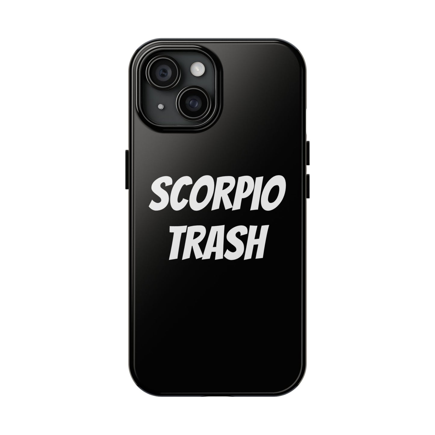 scorpio trash phone case