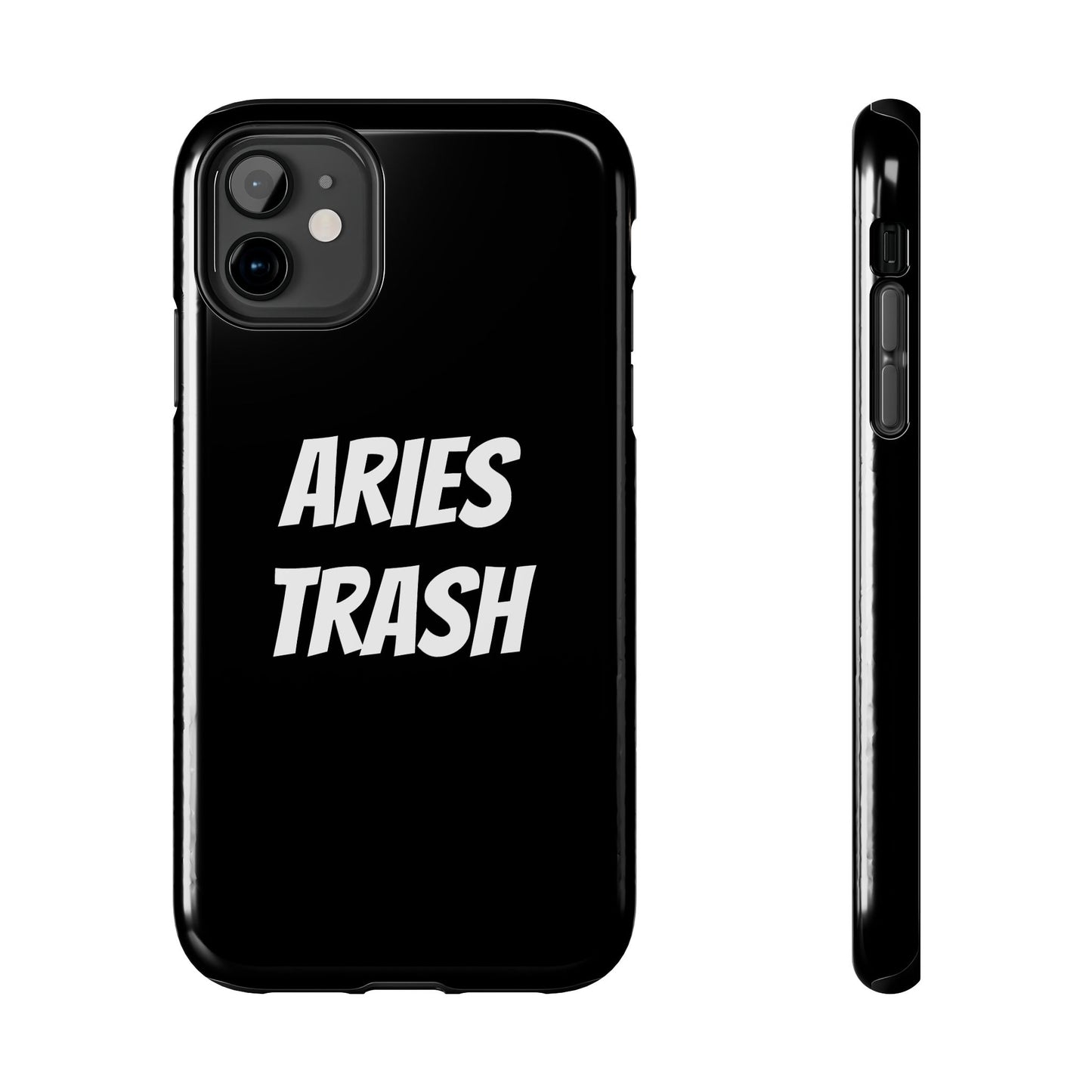 aries trash phone case