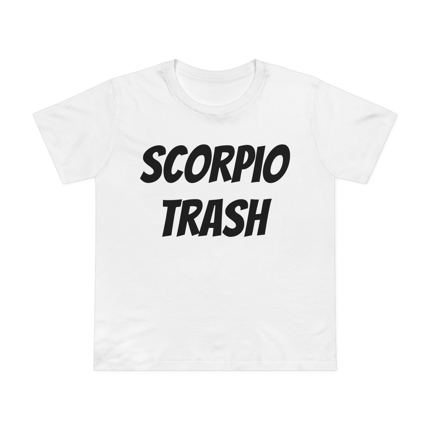scorpio trash women’s tee