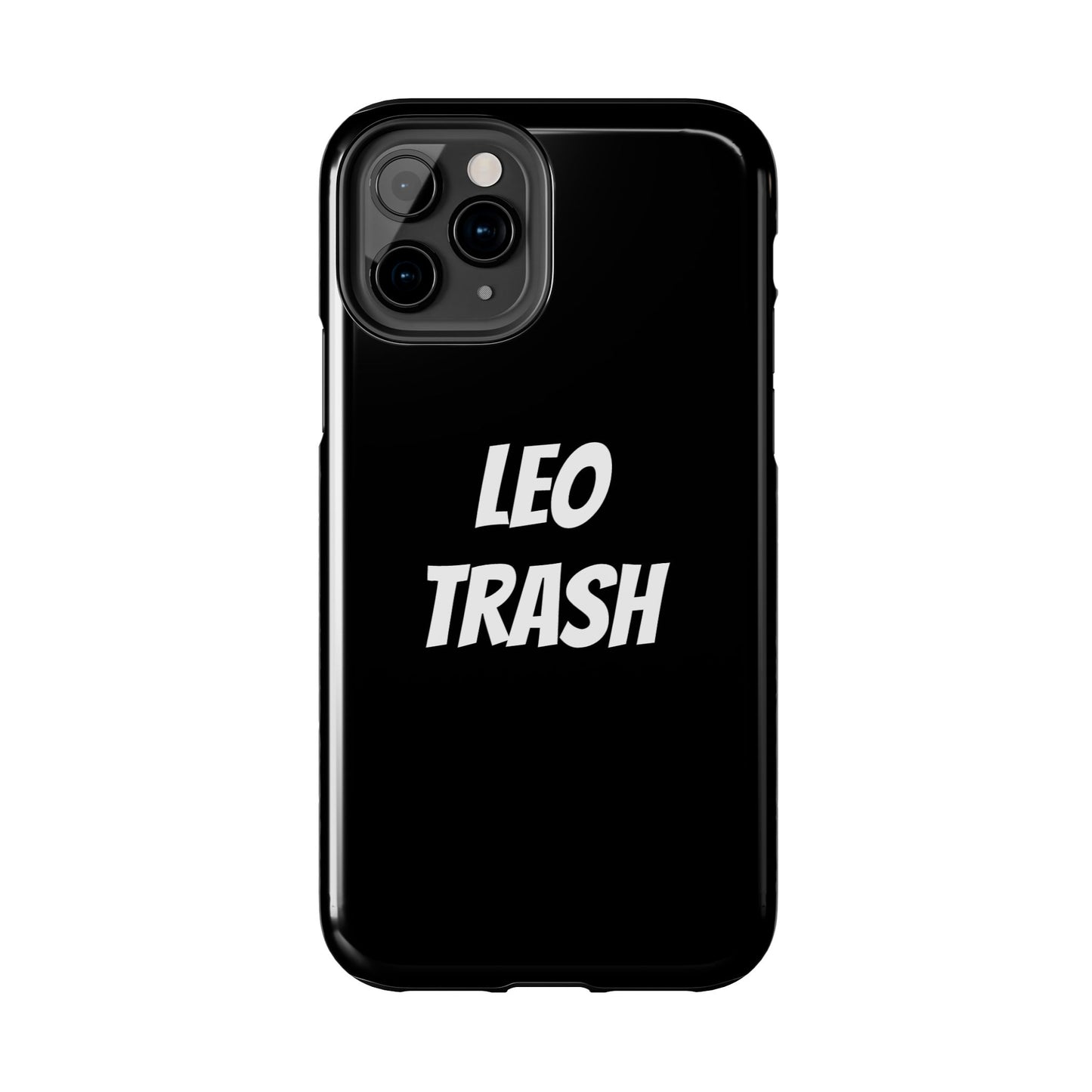 leo trash phone case