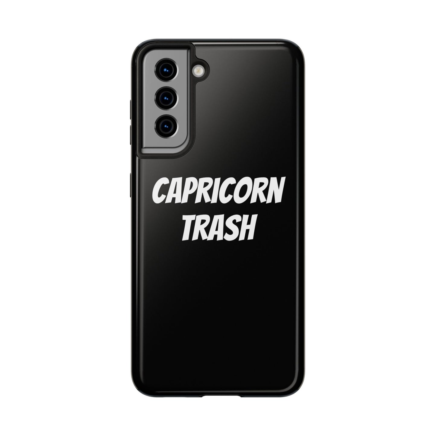 capricorn trash phone case