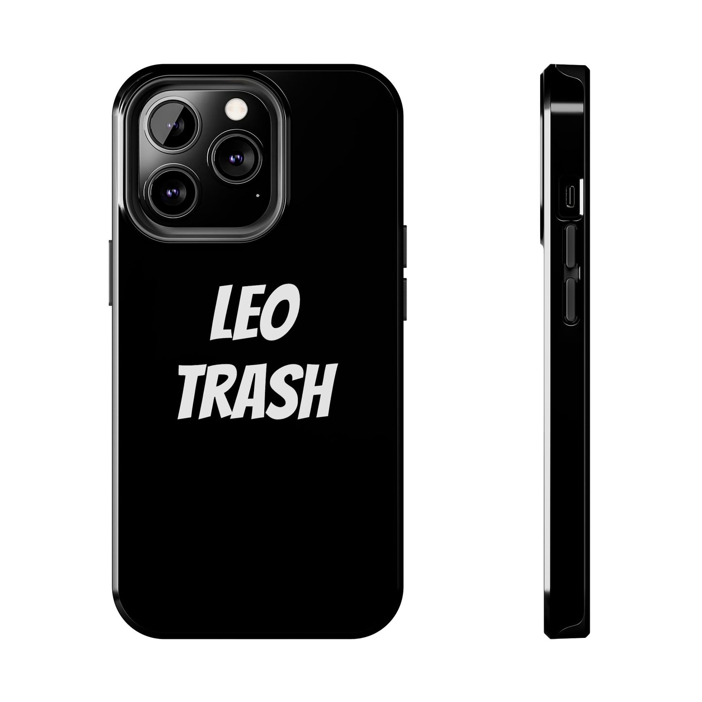 leo trash phone case