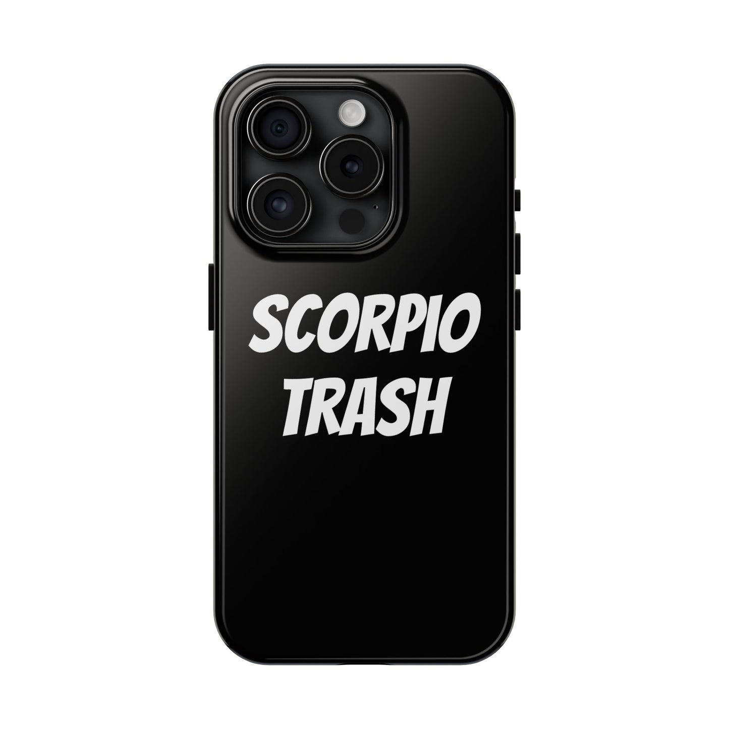 scorpio trash phone case
