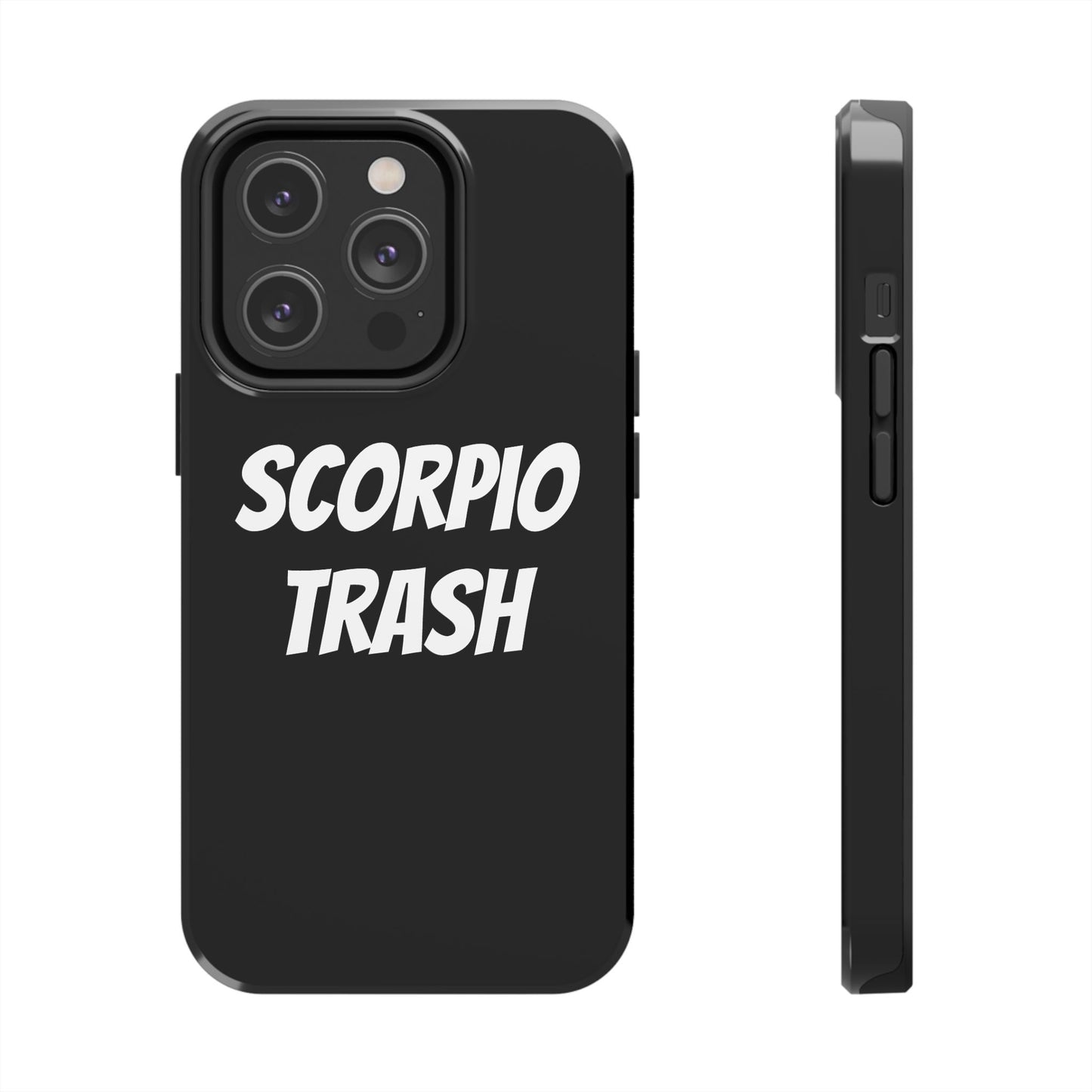 scorpio trash phone case