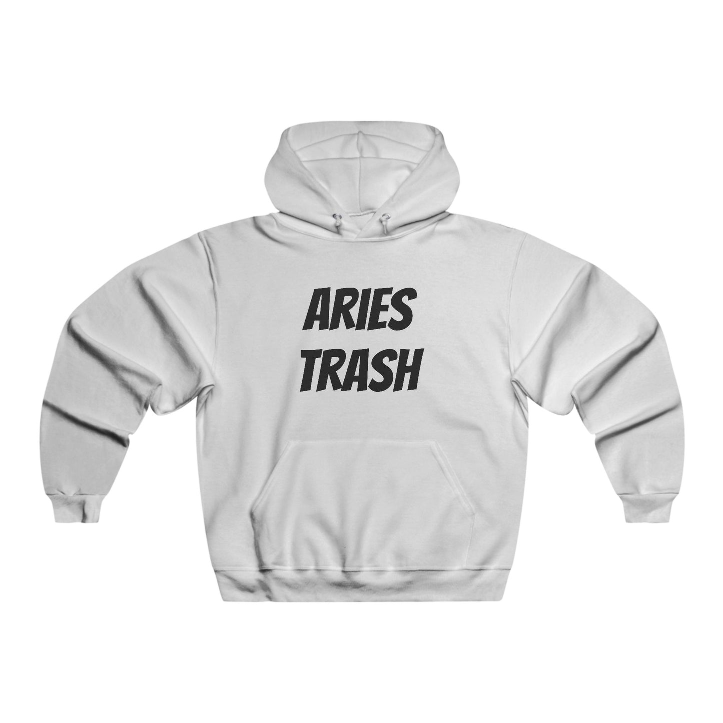 aries trash men's hoodie