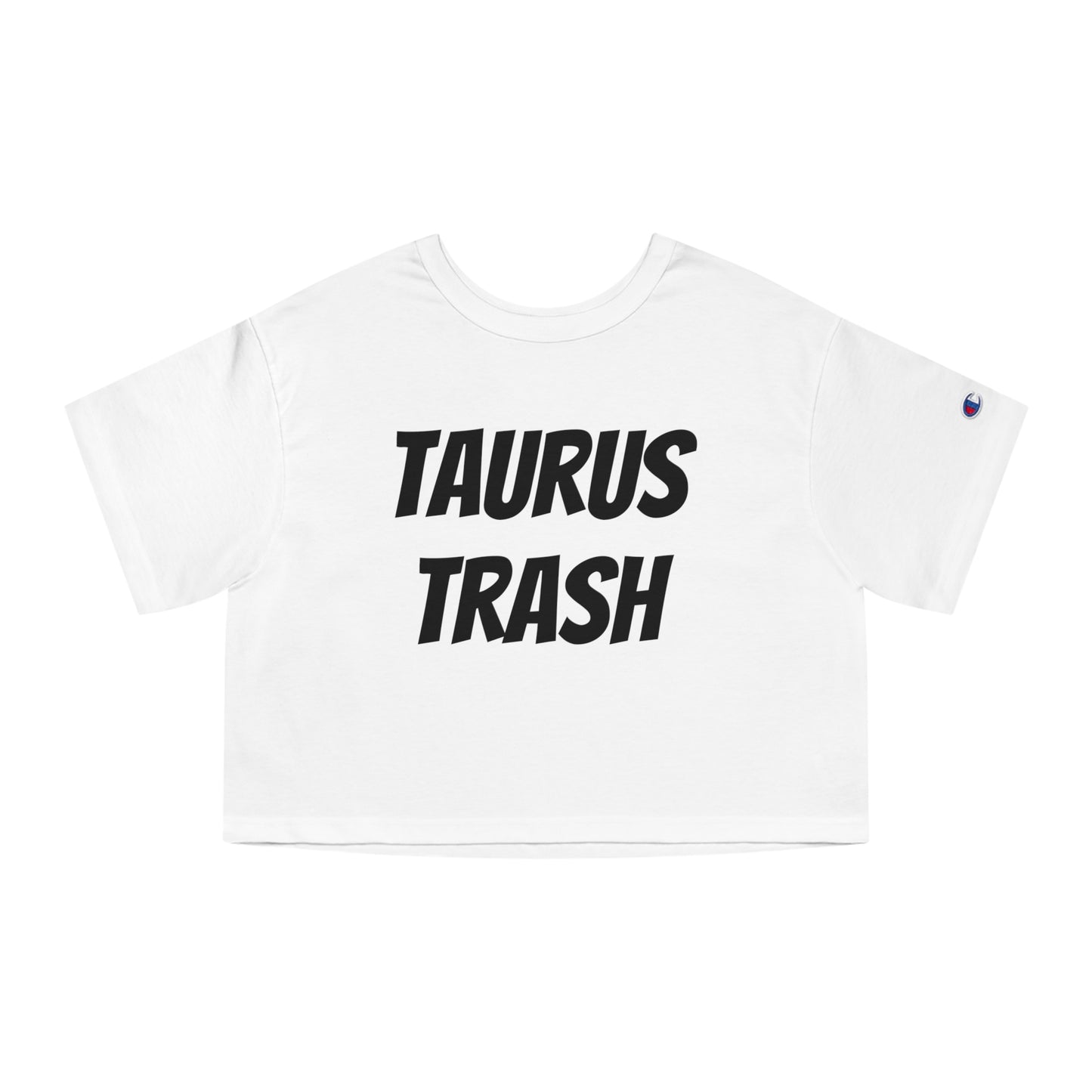 women's taurus trash cropped tee