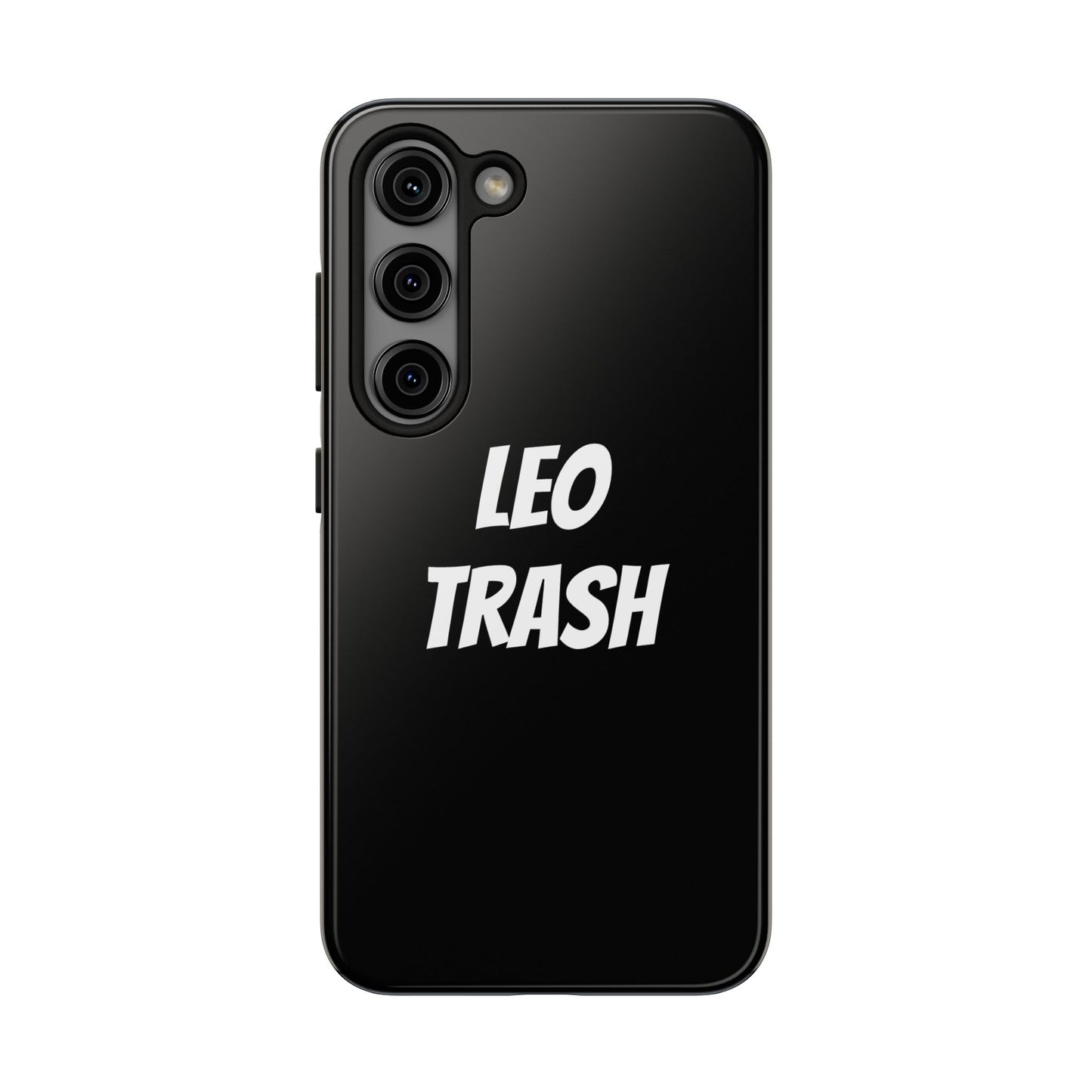 leo trash phone case