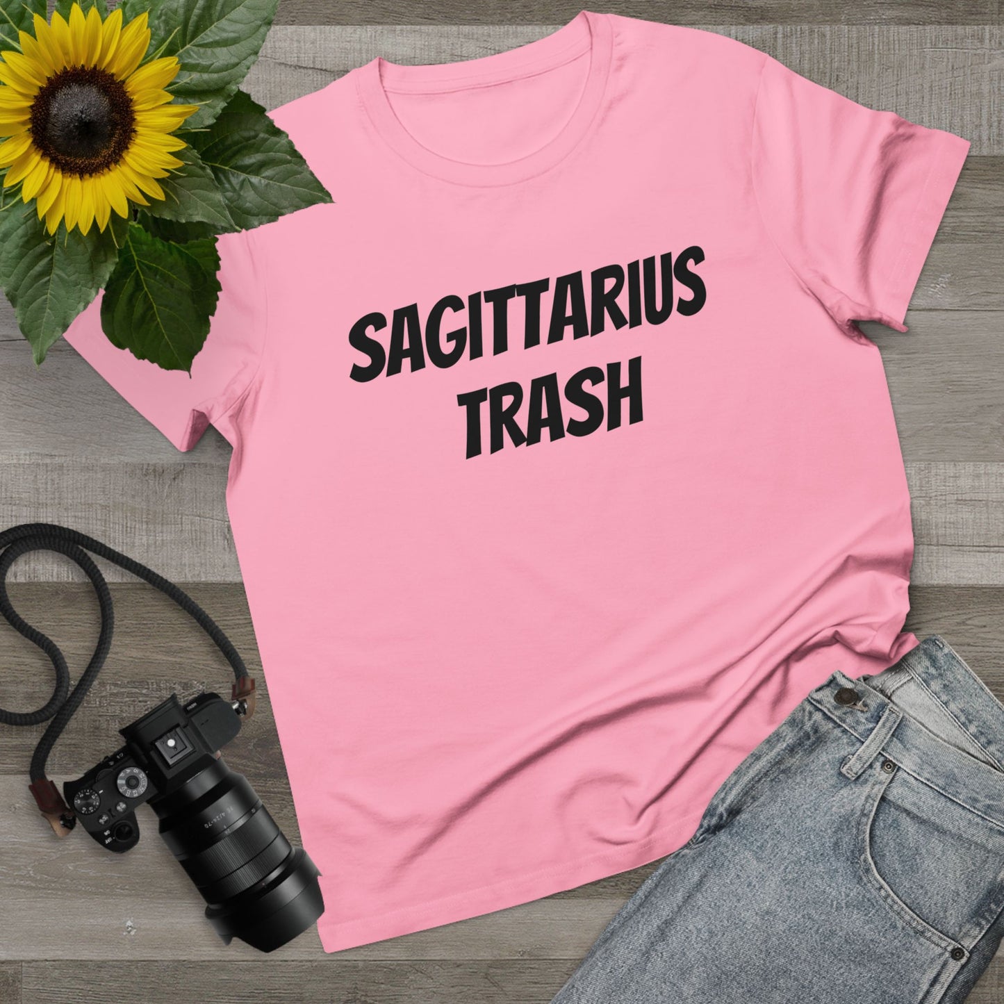 sagittarius trash women’s tee