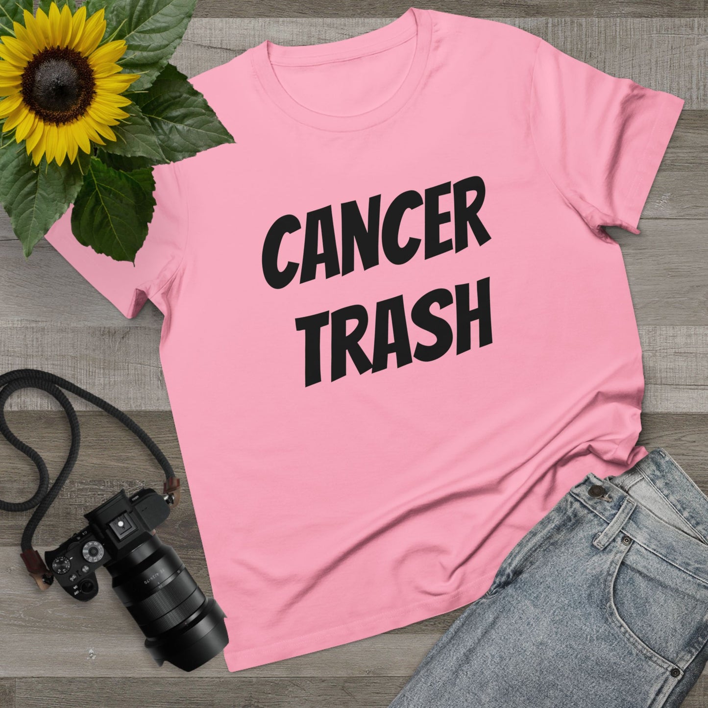 cancer trash women’s tee